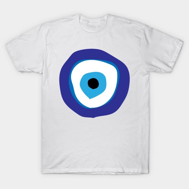 Turkish Evil Eye (Nazar) bead symbol for protection T-Shirt by mrsupicku